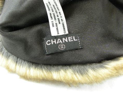 chanel fur scarf white|chanel scarf vintage.